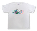 友禅模様の華柄イラストTシャツ2