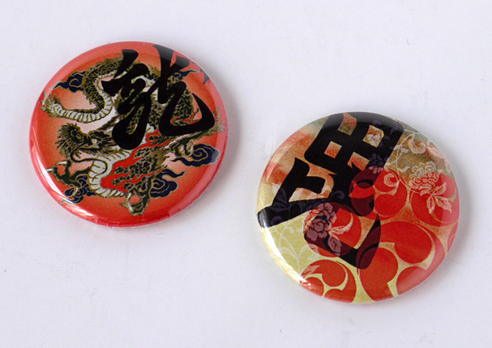 戦国武将缶バッジ「上杉謙信」