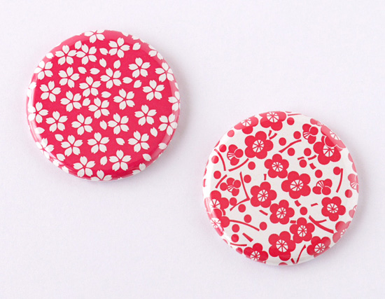 【缶バッジ】和文様1