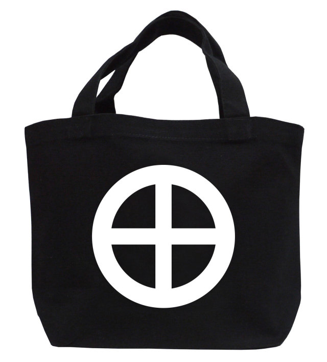 戦国武将家紋ミニトートバッグ【島津氏家紋「丸に十文字」島津義弘】