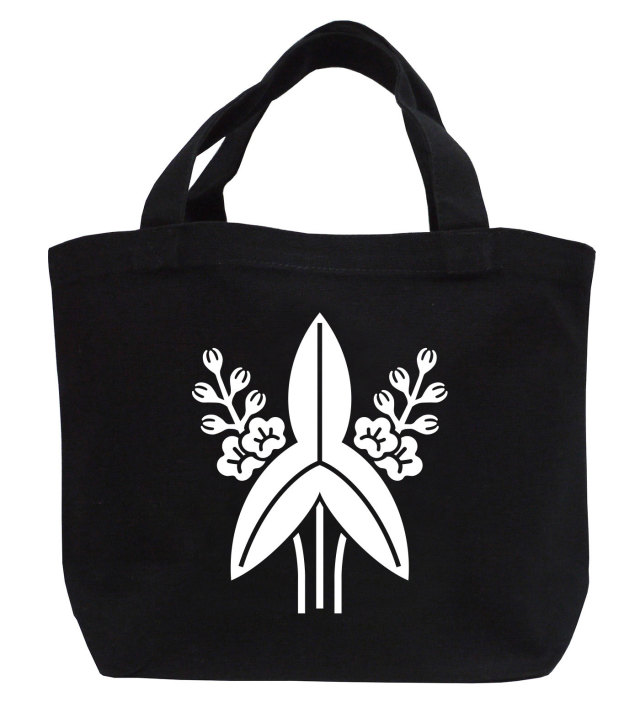 戦国武将家紋ミニトートバッグ【福島氏家紋「福島沢瀉」福島正則】