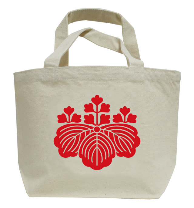 家紋ミニトートバッグ「五三桐」