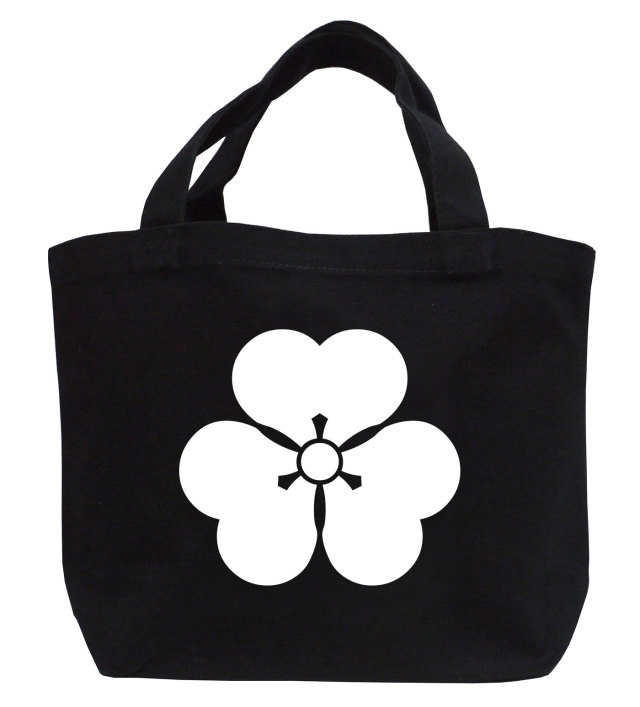 家紋ミニトートバッグ「片喰」