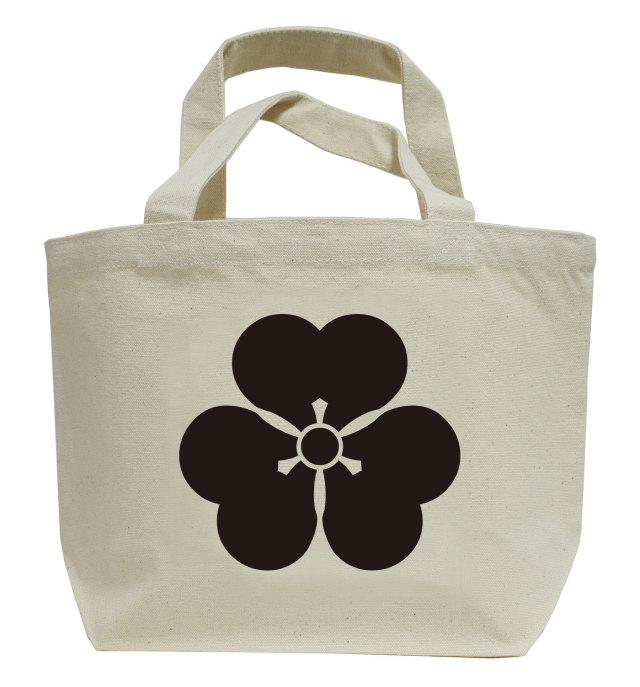 家紋ミニトートバッグ「片喰」