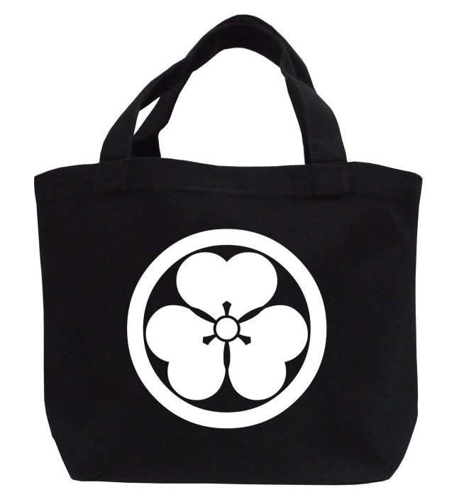 家紋ミニトートバッグ「丸に片喰」