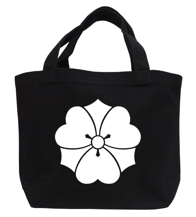 家紋ミニトートバッグ「剣片喰」