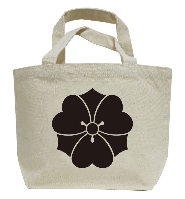 家紋ミニトートバッグ「剣片喰」