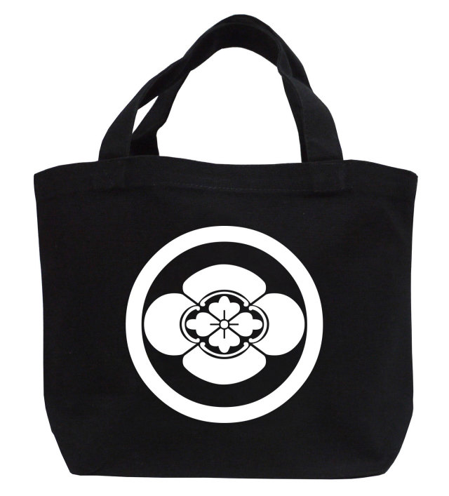 家紋ミニトートバッグ「丸に木瓜」