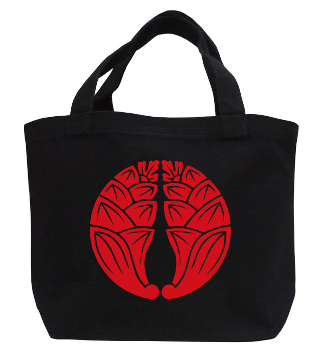 家紋ミニトートバッグ「抱き茗荷」