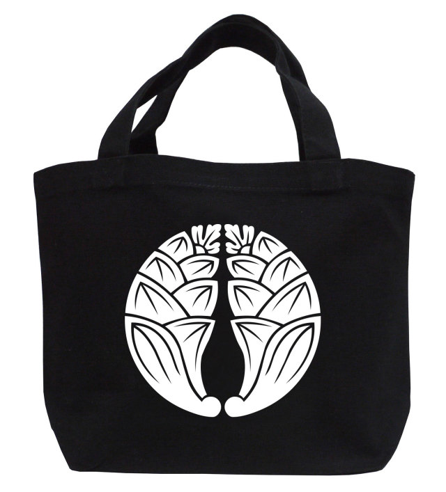 家紋ミニトートバッグ「抱き茗荷」