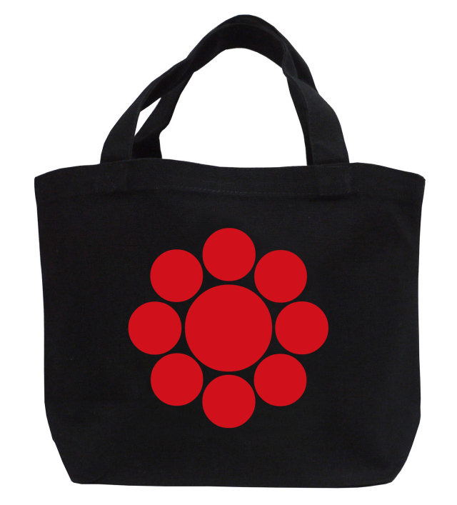 家紋ミニトートバッグ「九曜」