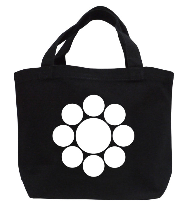 家紋ミニトートバッグ「九曜」