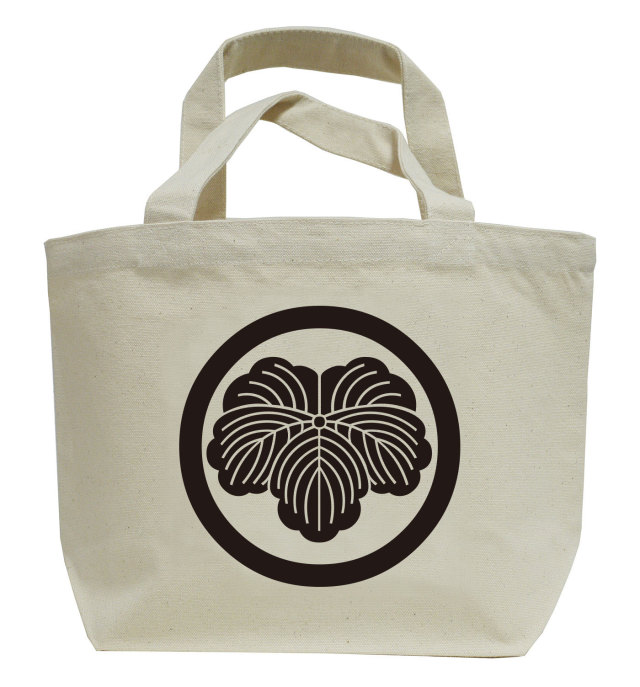 家紋ミニトートバッグ「丸に蔦」