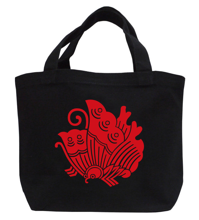 家紋ミニトートバッグ「揚羽蝶」