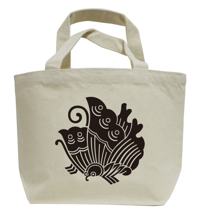 家紋ミニトートバッグ「揚羽蝶」