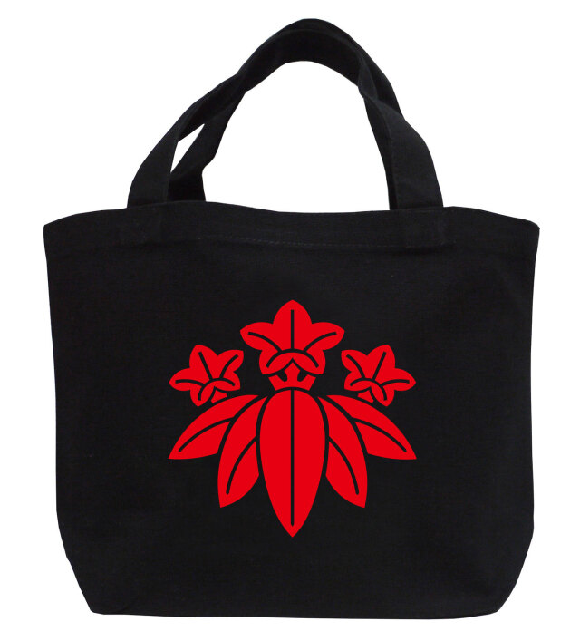 家紋ミニトートバッグ「笹竜胆松」