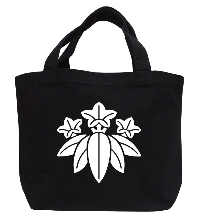 家紋ミニトートバッグ「笹竜胆」