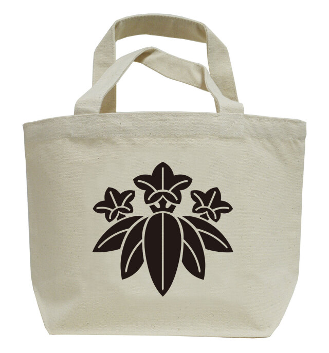 家紋ミニトートバッグ「笹竜胆」