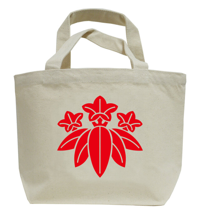 家紋ミニトートバッグ「笹竜胆」