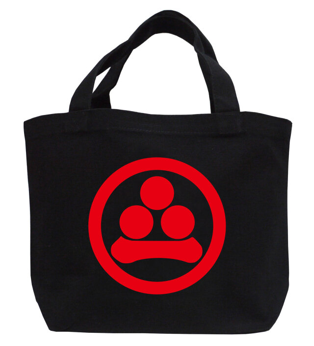 家紋ミニトートバッグ「丸に渡辺星」