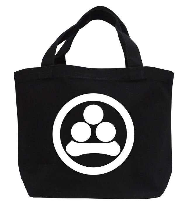 家紋ミニトートバッグ「丸に渡辺星」