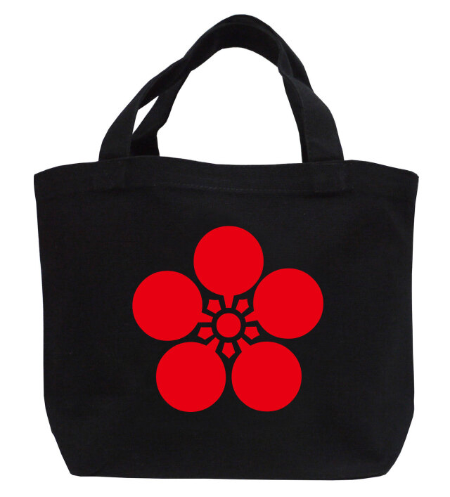 家紋ミニトートバッグ「梅鉢」