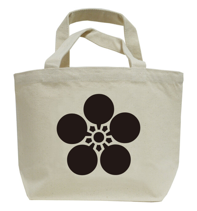 家紋ミニトートバッグ「梅鉢」