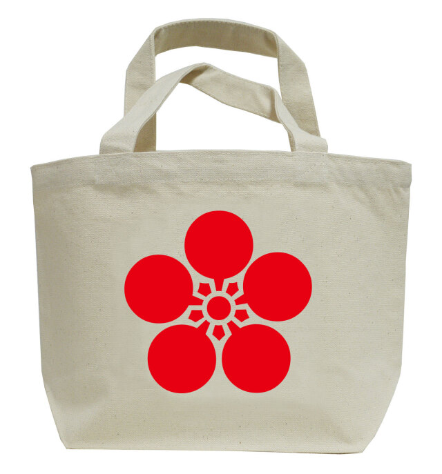 家紋ミニトートバッグ「梅鉢」