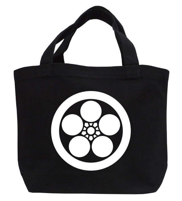 家紋ミニトートバッグ「丸に梅鉢」