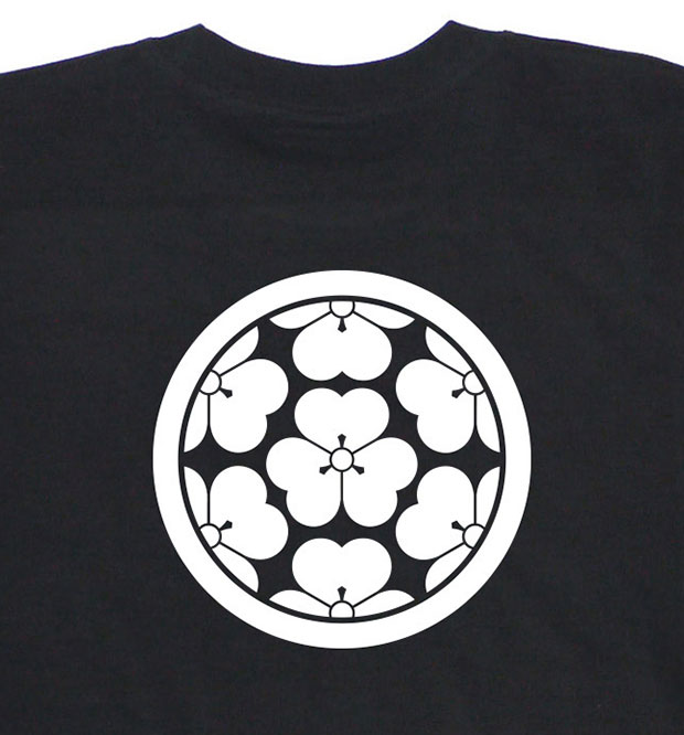 戦国武将家紋Tシャツ「長宗我部元親」イメージ