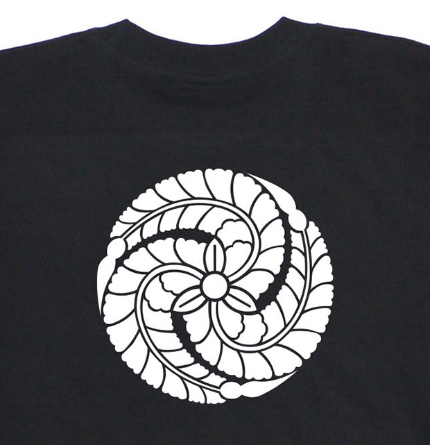戦国武将家紋Tシャツ「黒田孝高（黒田官兵衛）」イメージ