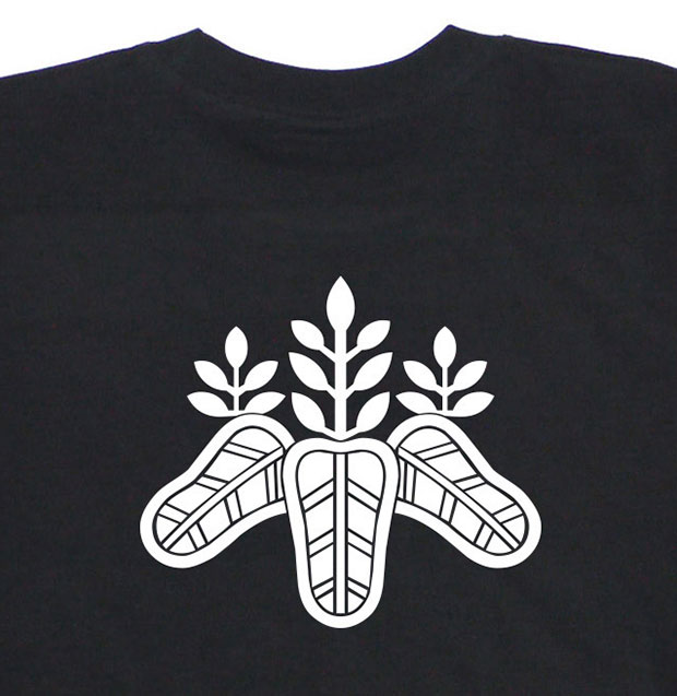 戦国武将家紋Tシャツ「豊臣秀吉」イメージ