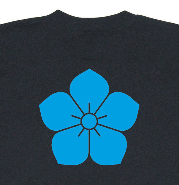 戦国武将家紋Tシャツ「明智光秀」イメージ