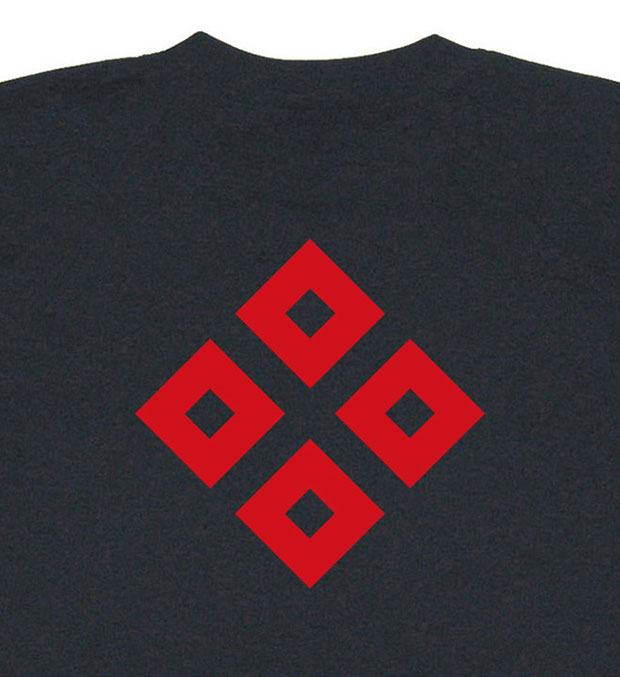 戦国武将家紋Tシャツ「佐々成政」プリント拡大