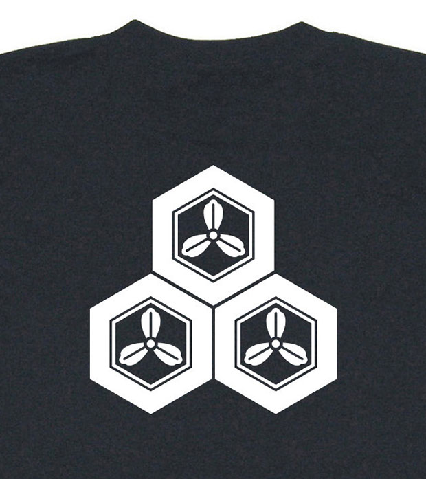 戦国武将家紋Tシャツ「直江兼続」イメージ