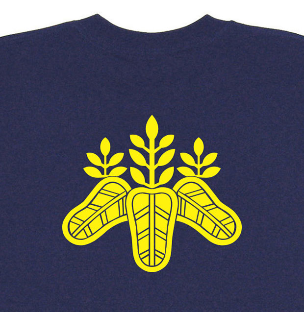 戦国武将家紋Tシャツ「豊臣秀吉「太閤桐」」プリント拡大