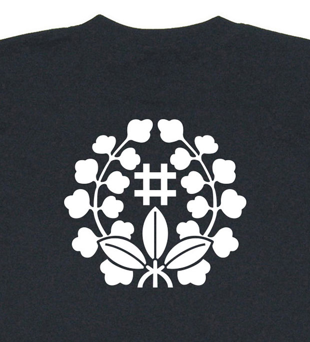 戦国武将家紋Tシャツ「片倉景綱（片倉小十郎）」イメージ