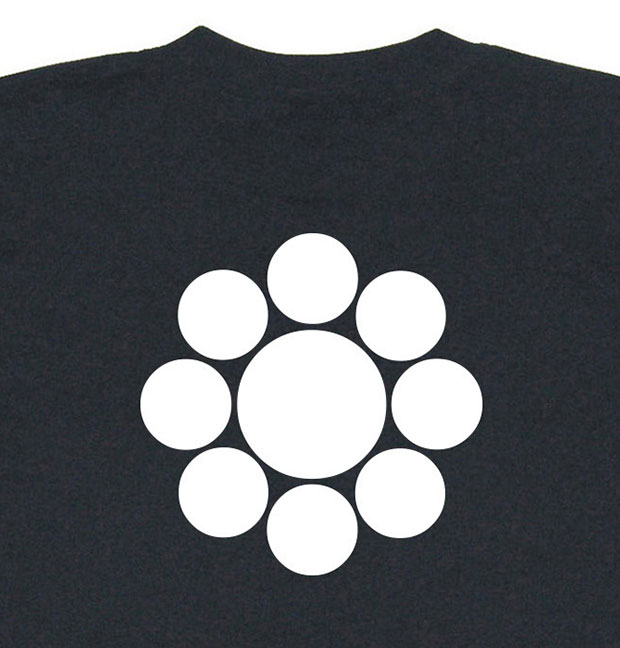 戦国武将家紋Tシャツ「細川藤孝」イメージ