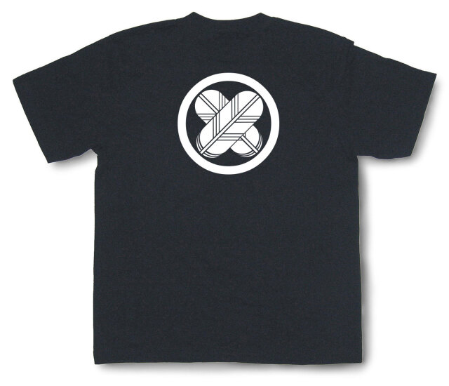 家紋Tシャツ「丸に違い鷹の羽」（半袖）