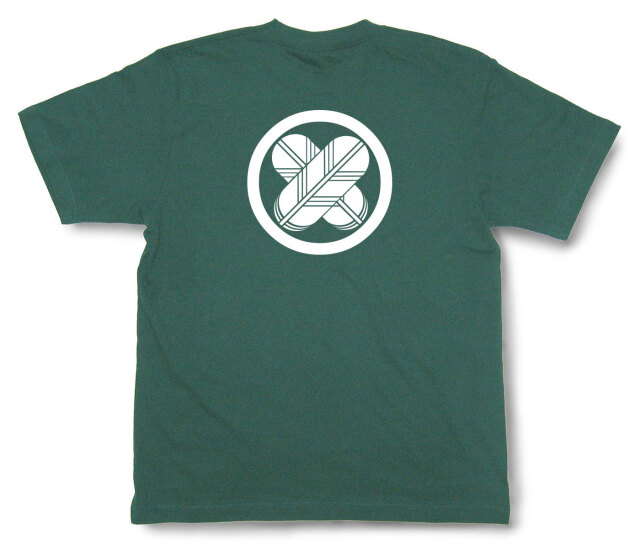 家紋Tシャツ「丸に違い鷹の羽」（半袖）