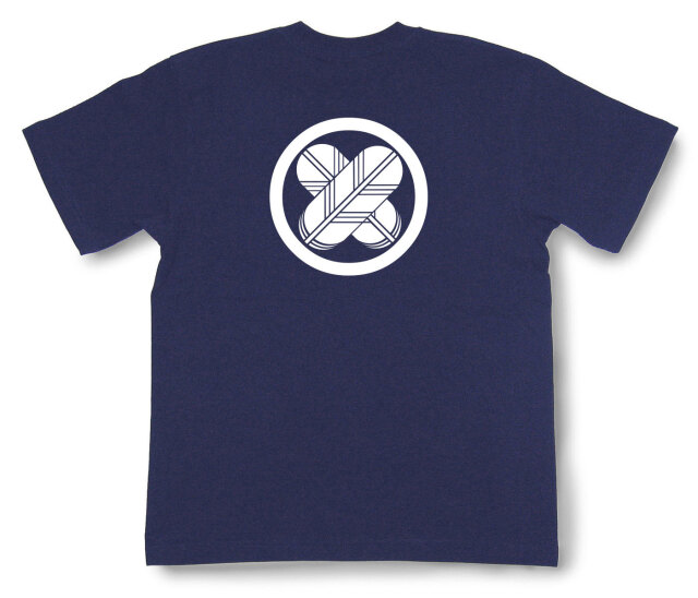 家紋Tシャツ「丸に違い鷹の羽」（半袖）