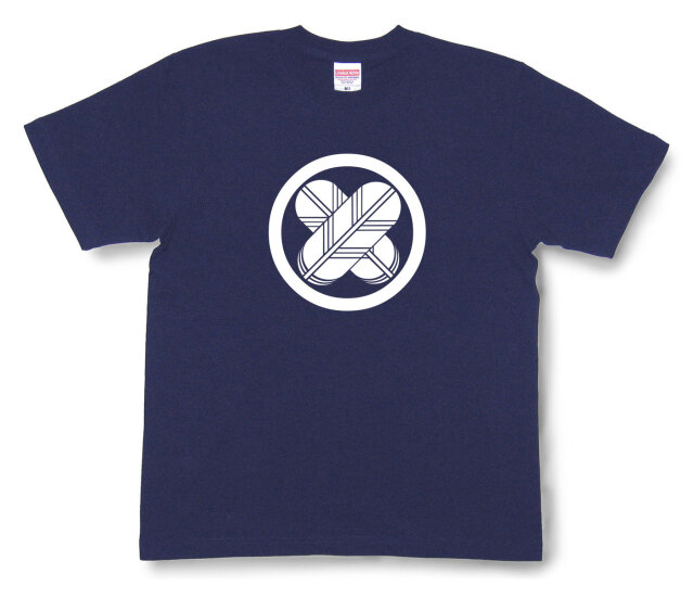 家紋Tシャツ「丸に違い鷹の羽」（半袖）