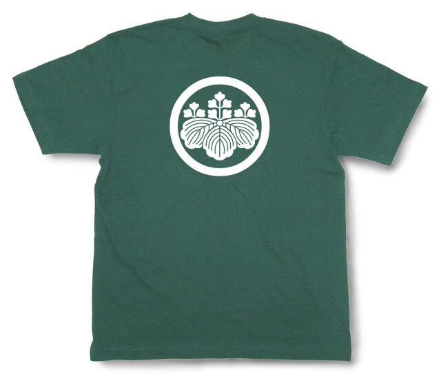 家紋Tシャツ「丸に五三の桐」（半袖）