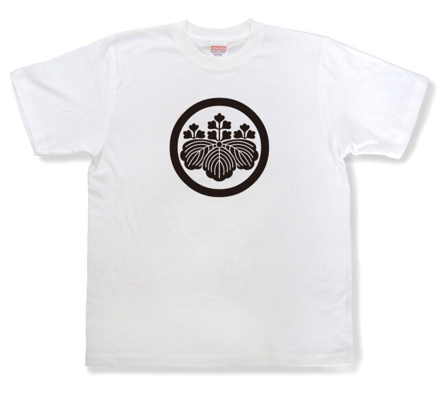 家紋Tシャツ「丸に五三の桐」（半袖）