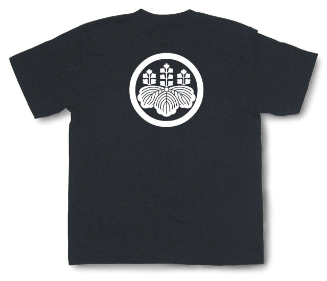 家紋Tシャツ「丸に五七の桐」（半袖）