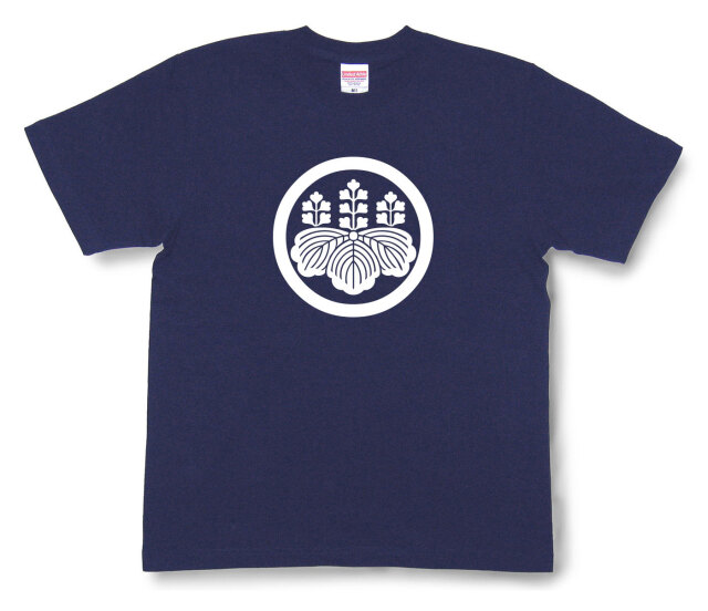 家紋Tシャツ「丸に五七の桐」（半袖）