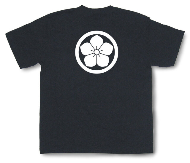 家紋Tシャツ「丸に桔梗」（半袖）