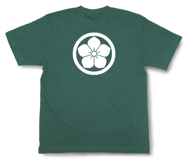 家紋Tシャツ「丸に桔梗」（半袖）