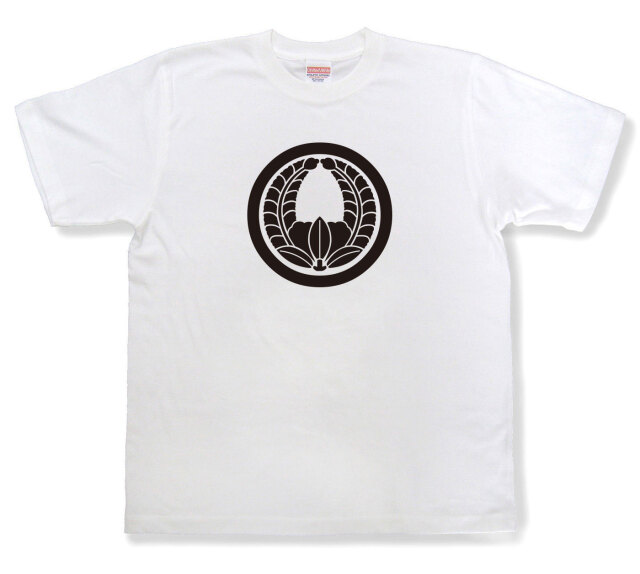 家紋Tシャツ「丸に上がり藤」（半袖）