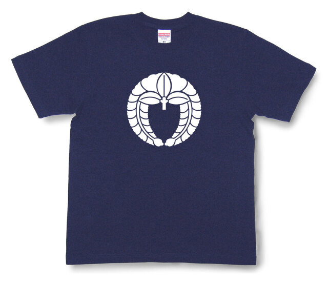 家紋Tシャツ「下がり藤」（半袖）